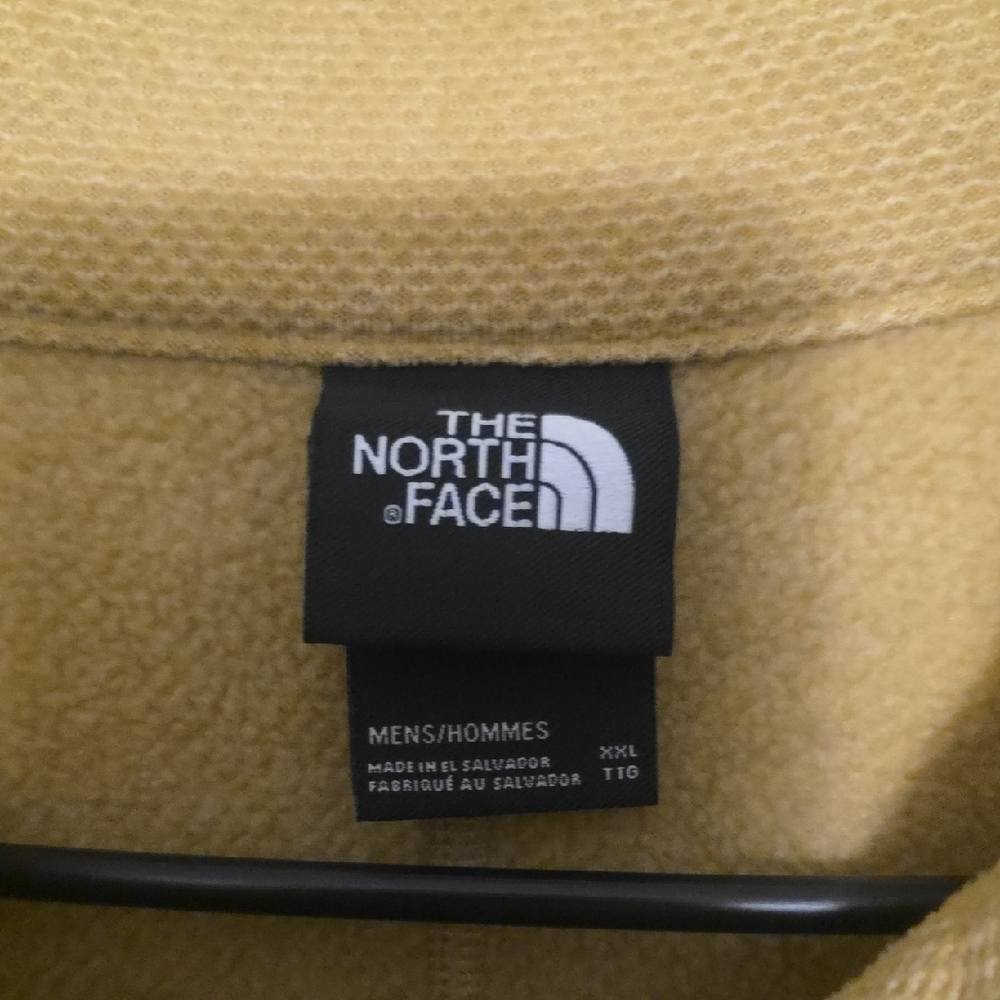 The North Face Men's Mustard Zip-Up Sweater - Picture 2 of 3